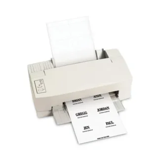 C-Line® Name Badge Inserts, White, 60/Pack