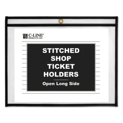 C-Line® Shop Ticket Holders, Stitched, 11 x 8.5, 25/Box