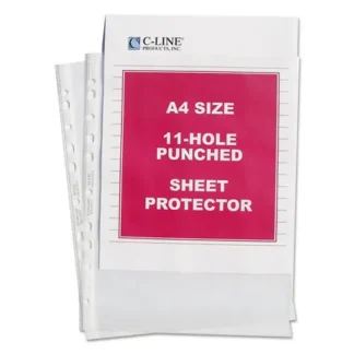 C-Line® Standard Weight Poly Sheet Protectors, Clear, 50/Box