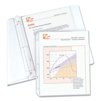 C-Line® Standard Weight Polypropylene Sheet Protectors, Clear, 50/Box