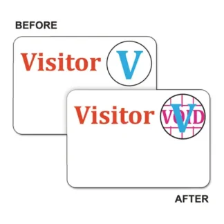 C-Line® Time's Up!® Self-Expiring Visitor Badges, One-Day Badge