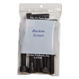 C-Line® Write-On Poly Bags, 2 mil, 4" x 6", Clear, 1,000/Carton
