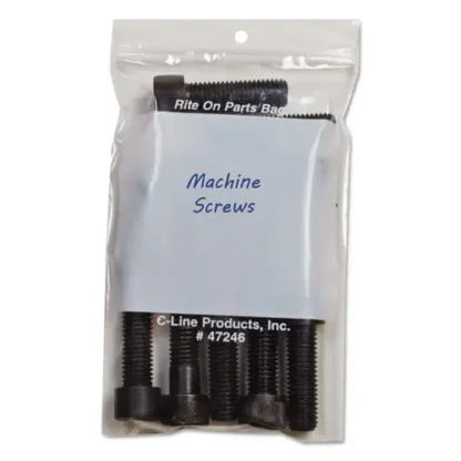 C-Line® Write-On Poly Bags, 2 mil, 4" x 6", Clear, 1,000/Carton