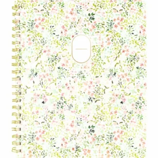 Cambridge® Leah Bisch Academic Year Weekly/Monthly Planner, Floral Artwork, 11" x 9.25", Multicolor Cover, 12-Month: July 2024-June 2025