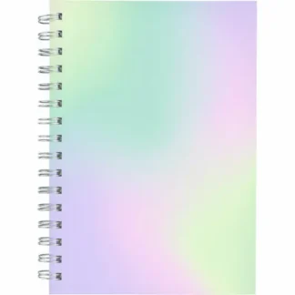 Cambridge® Ombre Weekly/Monthly Planner, Colorful Cloud Artwork, 8.5" x 6.38", Multicolor Cover, 12-Month (Jan to Dec), 2025
