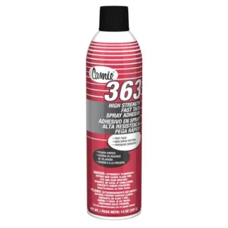 Camie® 363 High Strength Fast Tack Spray Adhesive, 14 oz, 12/Carton
