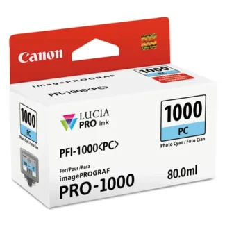 Canon® 0550C002 (PFI-1000) Lucia Pro Ink, Photo Cyan