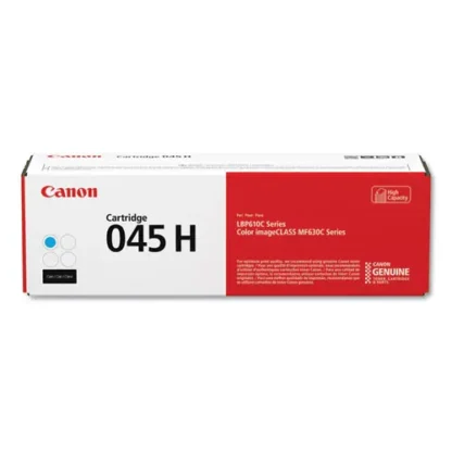 Canon® 1245C001 (045) High-Yield Toner Cartridge, Cyan, 2,200 Page Yield