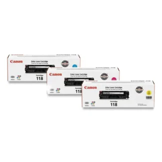 Canon® 1385482 (118) Toner Cartridge, Cyan/Magenta/Yellow, 2,900 Page Yield