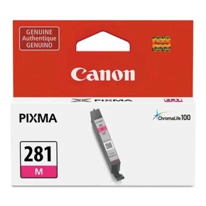 Canon® 2089C001 (CLI-281) ChromaLife100+ Ink Cartridge, Magenta, 233 Page Yield