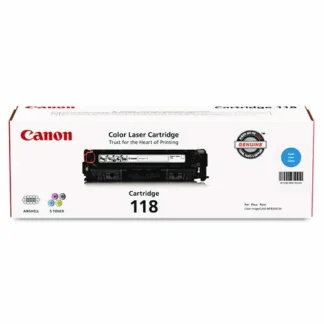 Canon® 2661B001 (118) Toner, Cyan, 2,900 Page-Yield