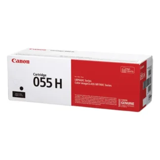 Canon® 3020C001 (055H) High-Yield Toner Cartridge, Black, 7,600 Page Yield