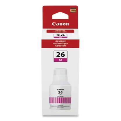 Canon® 4422C001 (GI-26) Ink Bottle, Magenta, 14,000 Page Yield