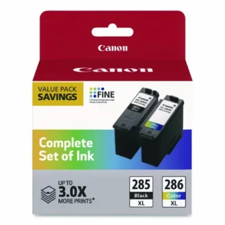 Canon® 6196C004PK (CL-286XL, PG-285XL) High-Yield Ink, Black/Tri-Color, 2/Pack