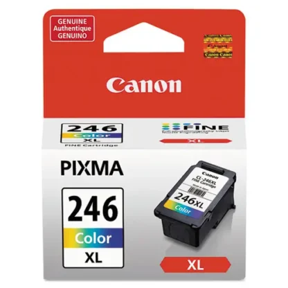 Canon® 8280B001 (CL-246XL) ChromaLife100+ High-Yield Ink Cartridge, Tri-Color, 300 Page-Yield