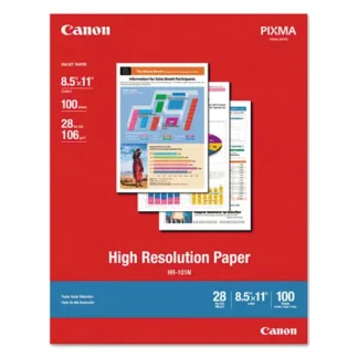 Canon® High Resolution Paper, 8.5 x 11, Matte White, 100/Pack