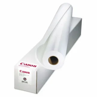 Canon® Matte Coated Paper Roll, 17" x 100 ft, 5 mil, Matte White, 2" Core