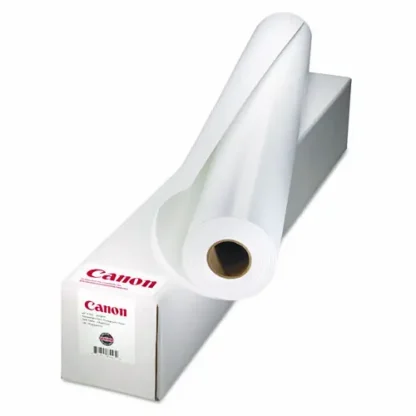Canon® Matte Coated Paper Roll, 17" x 100 ft, 5 mil, Matte White, 2" Core
