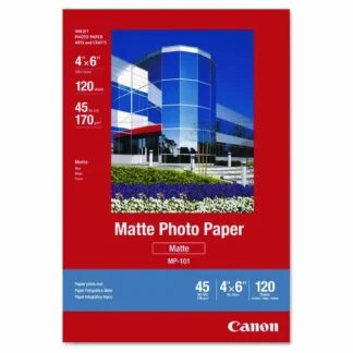 Canon® Matte Photo Paper, Matte White, 4" x 6", 120 Sheets/Pack