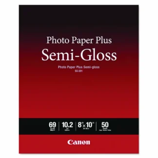 Canon® Photo Paper Plus Semi-Gloss, 8 x 10, Semi-Gloss White, 50/Pack