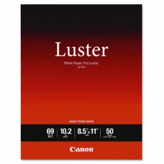 Canon® PRO Luster Inkjet Photo Paper, 8.5 x 11, Luster White, 50/Pack