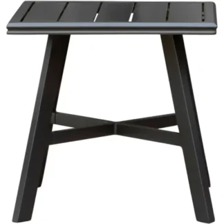Cape Soleil Commercial Aluminum Furniture – 22″ Slat Side Table