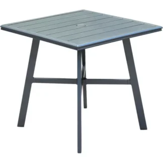 Cape Soleil Outdoor Commercial Aluminum Furniture – 30″ Slat Top Table