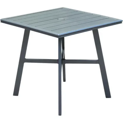 Cape Soleil Outdoor Commercial Aluminum Furniture – 30″ Slat Top Table