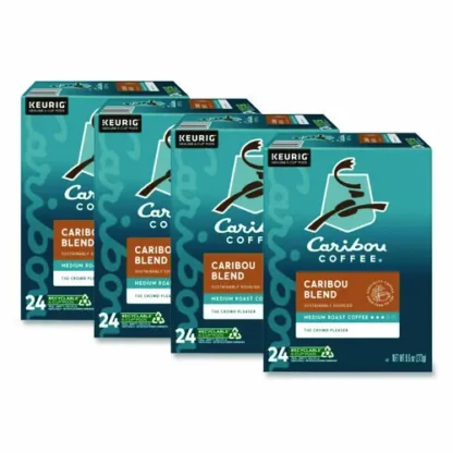 Caribou Coffee® Caribou Blend Coffee K-Cups, 96/Carton