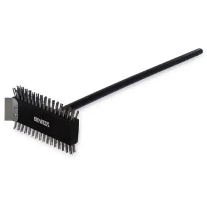 Carlisle Sparta Broiler Master Grill Brush & Scraper with Handle