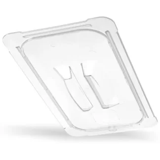 Carlisle StorPlus Polycarbonate Handled Universal Lid, Clear, Plastic, 10.38" x 12.75" x 0.88"