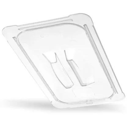 Carlisle StorPlus Polycarbonate Handled Universal Lid, Clear, Plastic, 10.38" x 12.75" x 0.88"