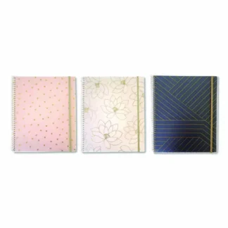 Carolina Pad® Keep It In Line Notebook Organizer, Medium/College Rule, 100 Sheets, 11.5" x 9", Assorted Covers