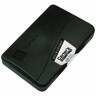 Carter's™ Pre-Inked Micropore Stamp Pad, Black, 6.25" x 3.25"