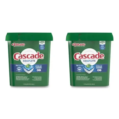 Cascade® ActionPacs, Fresh Scent, 40.9 oz Tub, 78 Packs/Tub, 2 Tubs/Carton