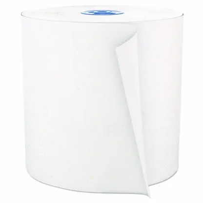 Cascades PRO Perform Hardwound Roll Towels for Tandem, 1-Ply, 7.5" x 775 ft, Ultra White, 6/Carton