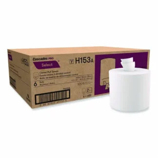 Cascades PRO Select Center-Pull Paper Towels, 2-Ply, 600 Towels/Roll, 6 Rolls/Carton