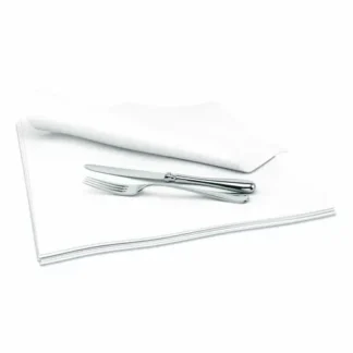 Cascades PRO Select Dinner Napkins, 1-Ply, 15 x 15, White, 1000/Carton
