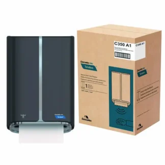Cascades PRO Tandem Electronic Roll Towel Dispenser, Dark Gray