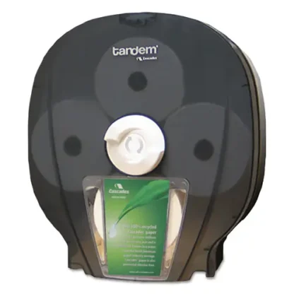 Cascades PRO Tandem High Capacity Bath Tissue Dispenser, Smoked Gray