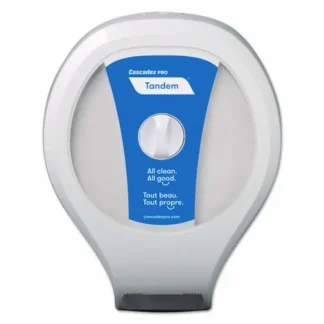 Cascades PRO Tandem Single JRT Dispenser, White, 11.6 x 5.9 x 14.6 in - Non-Stock Item, Extended Delivery Time