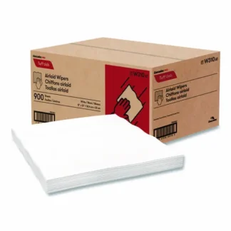 Cascades PRO Tuff-Job Airlaid Wipers, Medium, White, 900 Wipers/Carton
