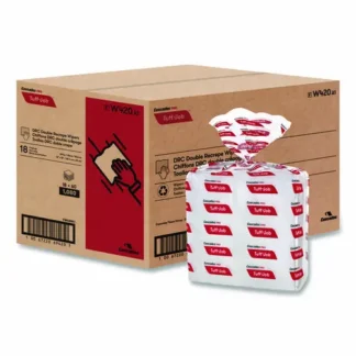 Cascades PRO Tuff-Job S400 DRC Wipers, Medium, 12 x 13, White, 60/Pack, 18 Pack/Carton