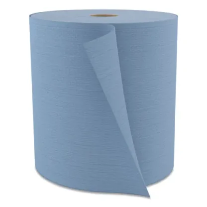 Cascades PRO Tuff-Job Spunlace Towels, Jumbo Roll, Blue, 475 Towels/Roll