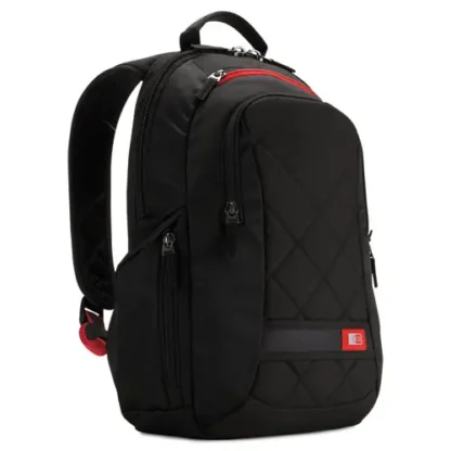 Case Logic® Diamond Backpack, Fits Devices Up to 14.1", Black