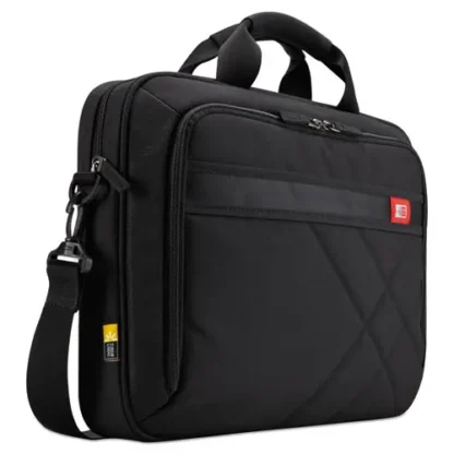 Case Logic® Diamond Briefcase, Fits Devices Up to 15.6", Black