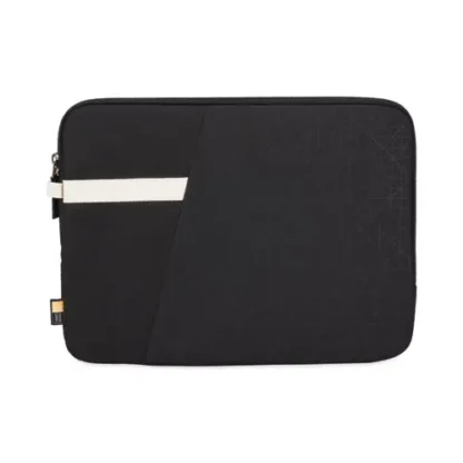 Case Logic® Ibira Laptop Sleeve, Fits Devices Up to 11.6", Black, 12.6 x 1.2 x 9.4 in, Polyester