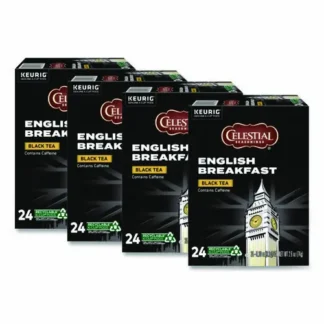 Celestial Seasonings® English Breakfast Black Tea K-Cups, 96/Carton