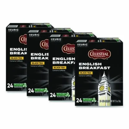 Celestial Seasonings® English Breakfast Black Tea K-Cups, 96/Carton
