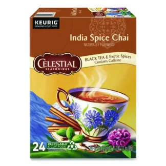 Celestial Seasonings® India Spice Chai Tea K-Cups, 24/Box
